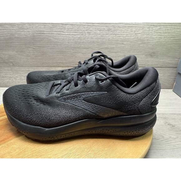 Brooks Ghost 16 Shoes Womens 9.5 2E Black Ebony Road Race Running Neutral - Picture 3 of 8